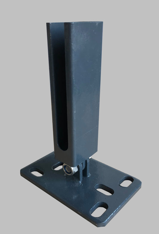 Stabfuß aus Metall für Zaunanlagen, zur Befestigung von Doppelstabmatten – MY-Zaunsysteme