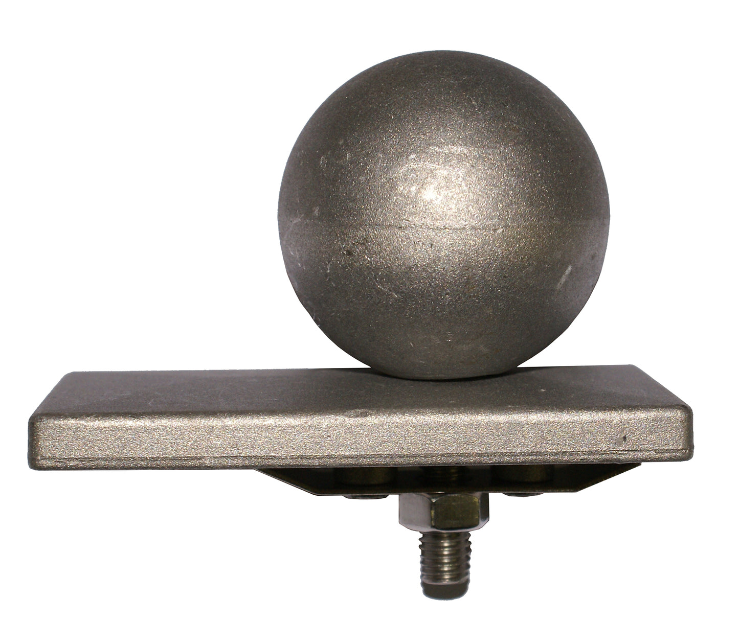 Pfostenkappe Kugel aus Metall für Zaunanlage, witterungsbeständig – MY-Zaunsysteme