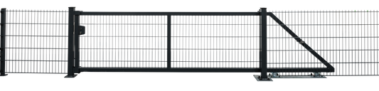 Privatlightgross Zaunanlage aus Metall, ideal als stabile Gartenzaun-Lösung – MY-Zaunsysteme