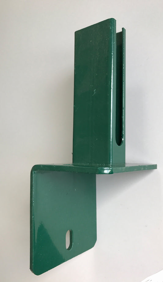 STABFUSSL aus Metall, grün, zur Befestigung von Zaunanlagen – MY-Zaunsysteme