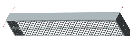 Solido Deckel RAL 7016 aus Metall als Abdeckung für Zaunanlagen – MY-Zaunsysteme