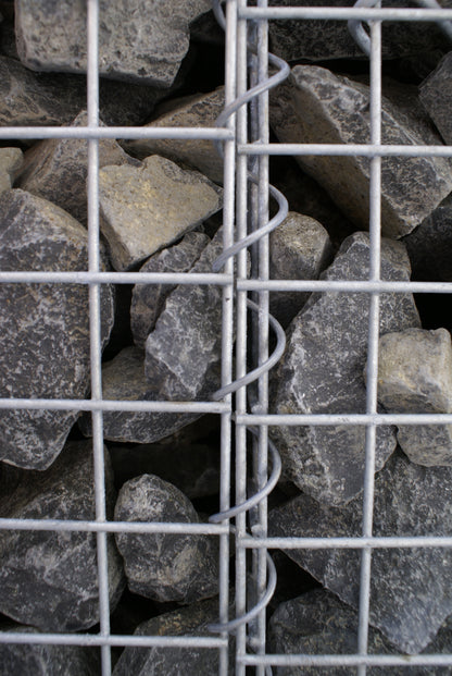 Drahtkorb Mitteldraht aus Metall, als Zaunanlage für Steine – MY-Zaunsysteme