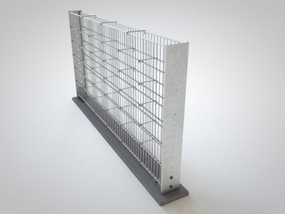 Gabionenkorb aus verzinktem Stahl als Zaunanlage für den Garten – MY-Zaunsysteme