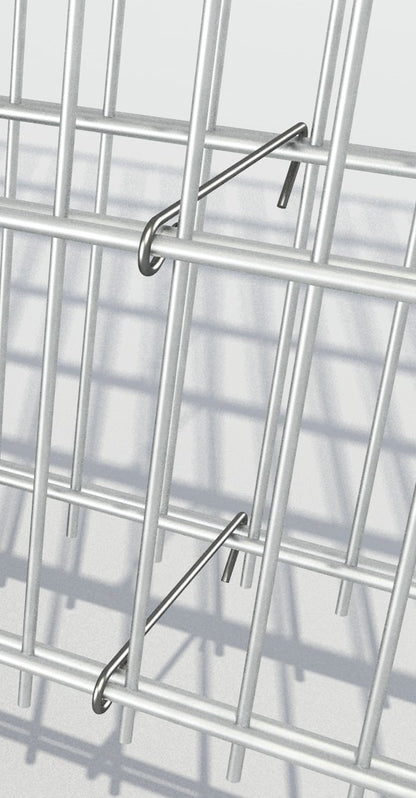 Gabionensystem Solido Haken aus Metall zur Befestigung in Zaunanlagen – MY-Zaunsysteme