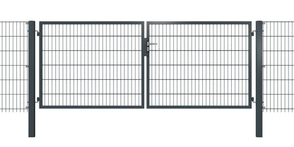 KTOR300 Tor aus Metall für Doppelstabmatten-Zaunanlage, stabile Ausführung – MY-Zaunsysteme