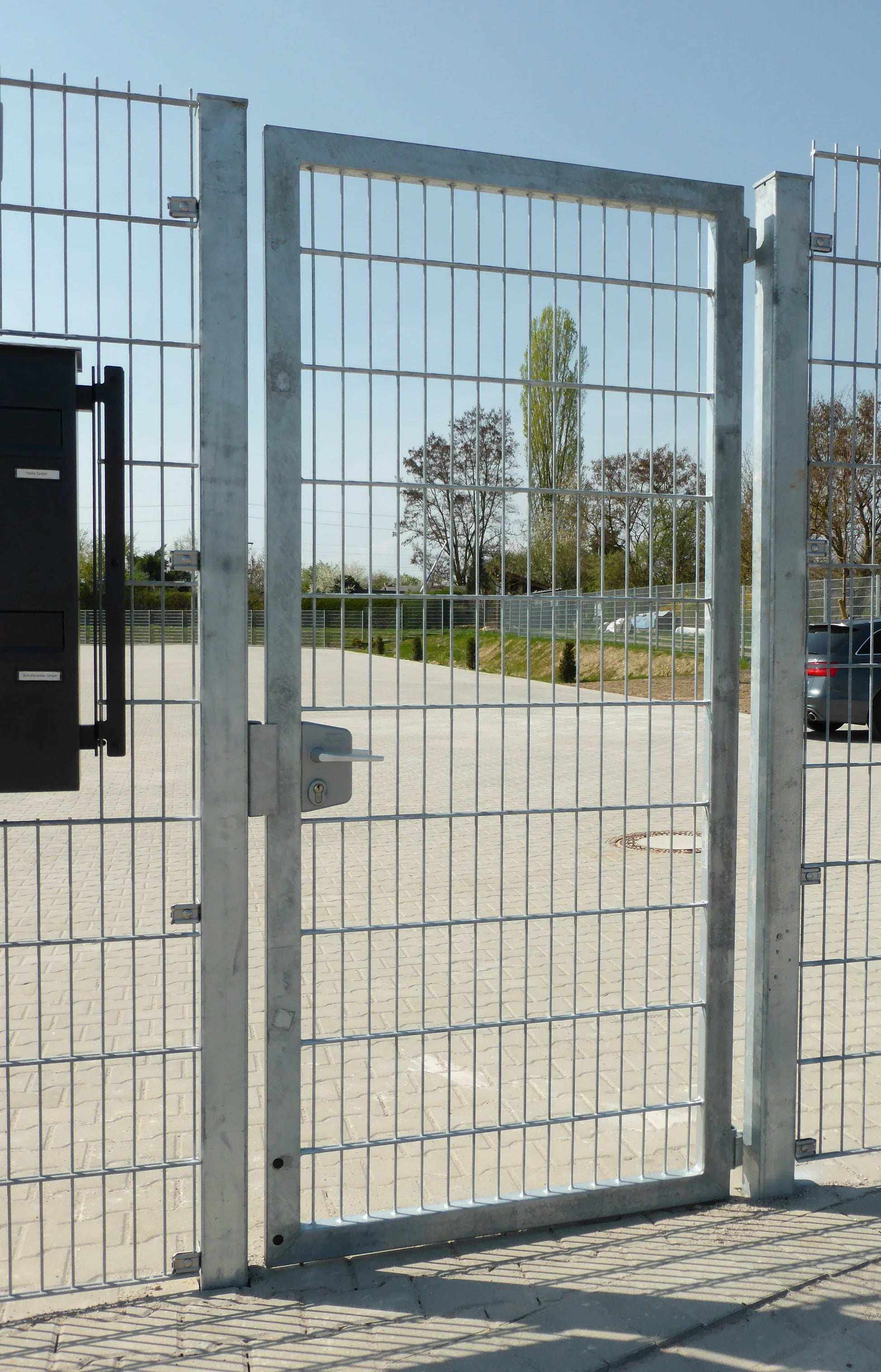 PTOR verzinkt Stahltor für Zaunanlage, wetterfest, geeignet als Garten- oder Einfahrtstor – MY-Zaunsysteme