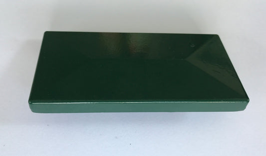 Pfostenkappe FL Alu grün aus Aluminium für Zaunanlage, rechteckig – MY-Zaunsysteme