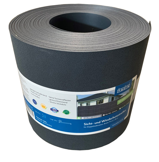 Sichtschutzstreifen aus Kunststoff für Doppelstabmattenzaun, ideal als Zaunanlage – MY-Zaunsysteme