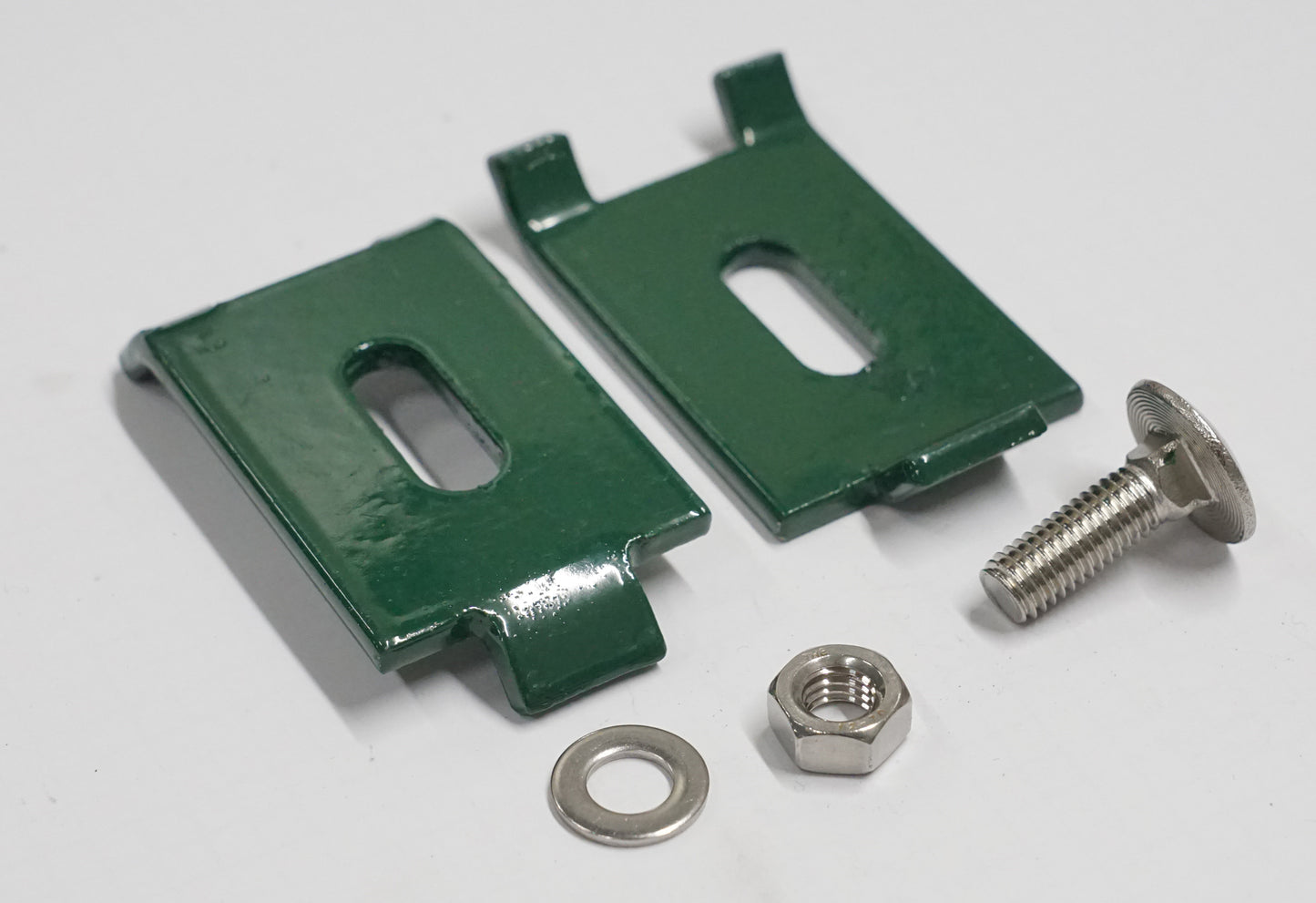 Stabmatten Befestigungsset aus Metall, Zubehör für Zaunanlage – MY-Zaunsysteme