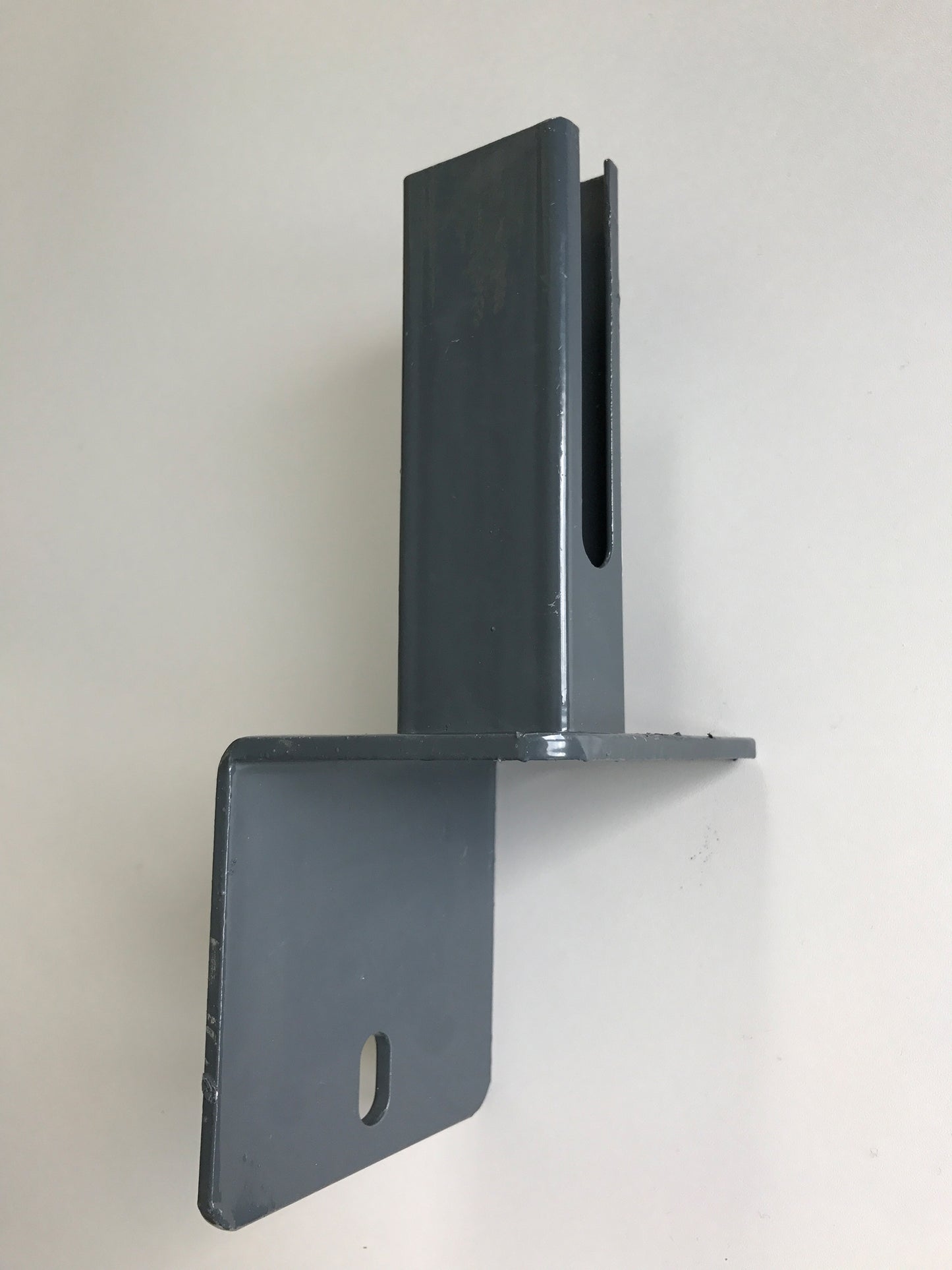 STABFUSSL 7016 aus Metall, Zaunanschlussfuß für Zaunanlage – MY-Zaunsysteme