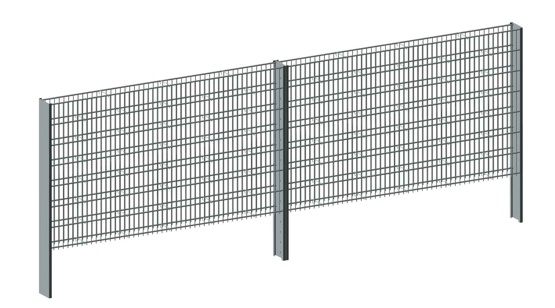 Solido2 Gabionen aus stabilem Metall als Zaunanlage zur Grundstücksabgrenzung – MY-Zaunsysteme