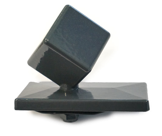 Würfel 60x40 aus Metall als Zaunanlage Zubehör, pulverbeschichtet – MY-Zaunsysteme