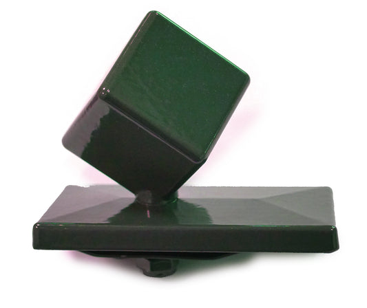 Würfel 60x40 grün aus Metall, Zaunzubehör für Zaunanlagen – MY-Zaunsysteme